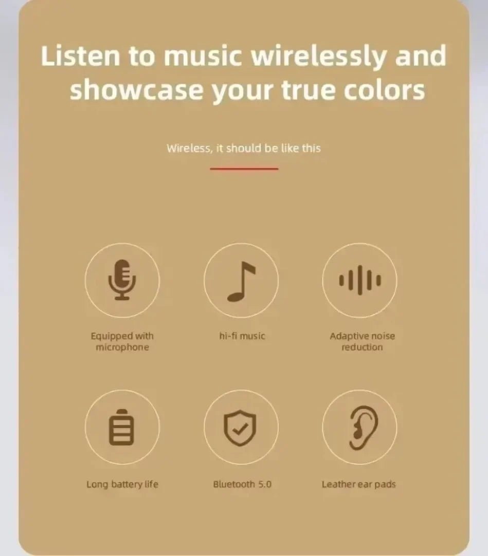 Foldable Bluetooth Headphones - Smiles shop