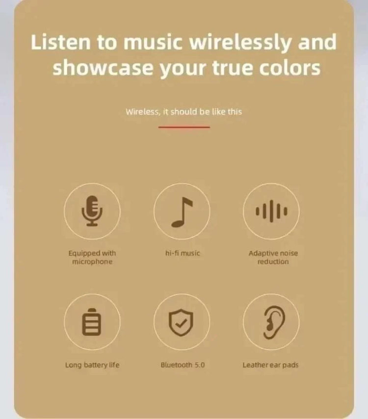 Foldable Bluetooth Headphones - Smiles shop