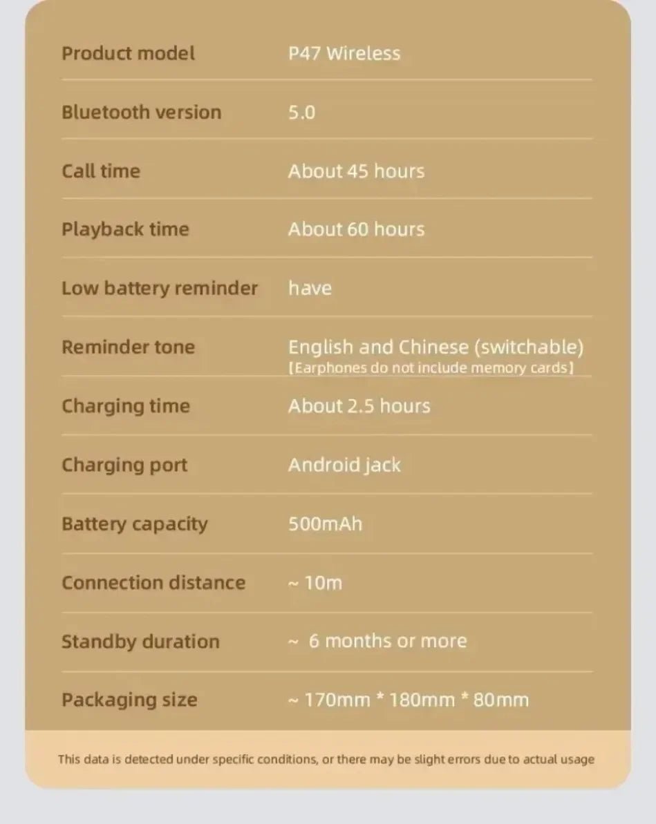 Foldable Bluetooth Headphones - Smiles shop