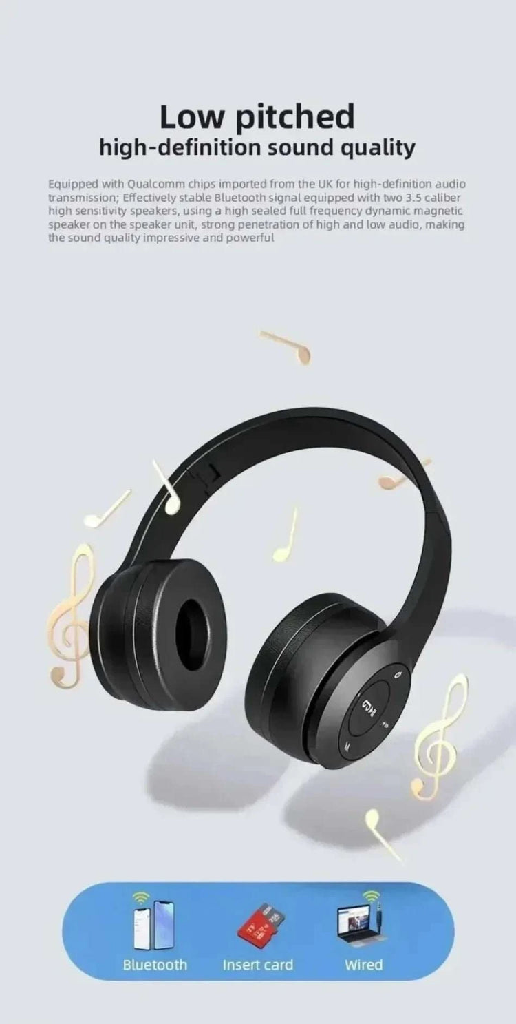 Foldable Bluetooth Headphones - Smiles shop