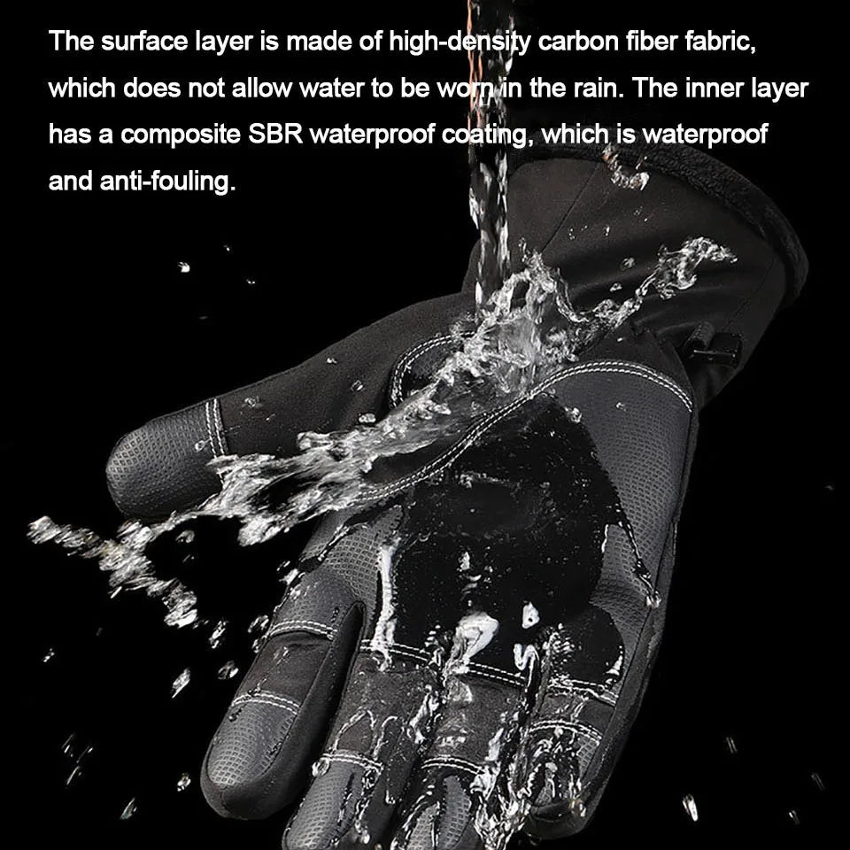 Gants d'hiver imperméables écran tactile – Ski, Vélo & Snowboard | GTUBIKE - Smiles shop