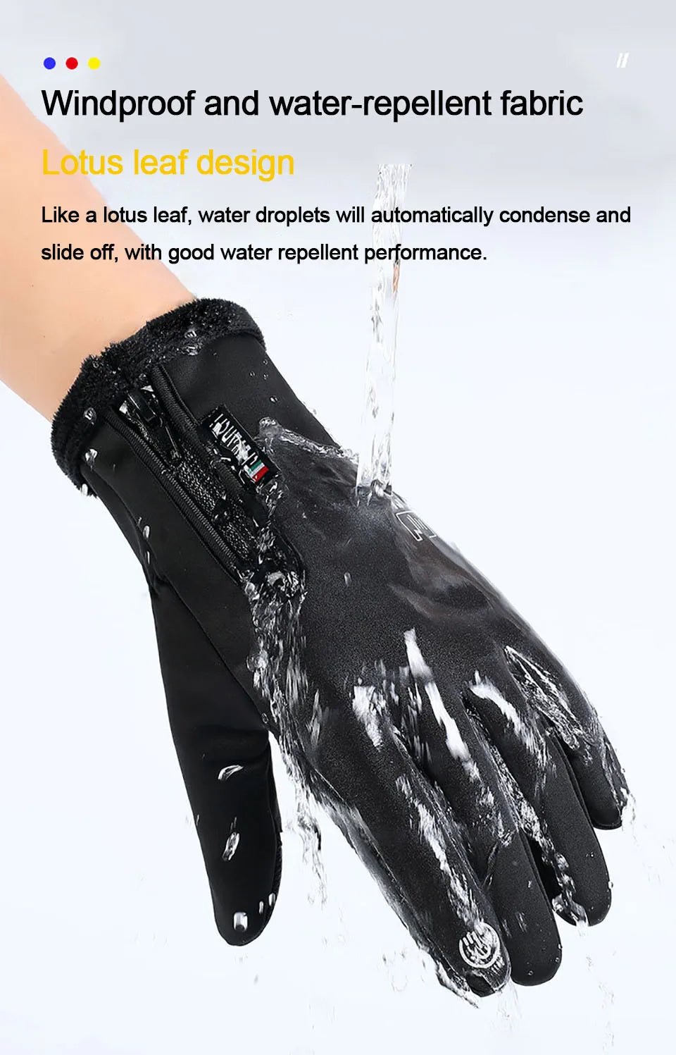 Gants d'hiver imperméables écran tactile – Ski, Vélo & Snowboard | GTUBIKE - Smiles shop
