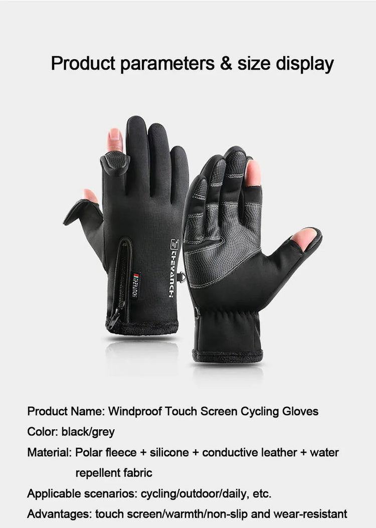 Gants d'hiver imperméables écran tactile – Ski, Vélo & Snowboard | GTUBIKE - Smiles shop