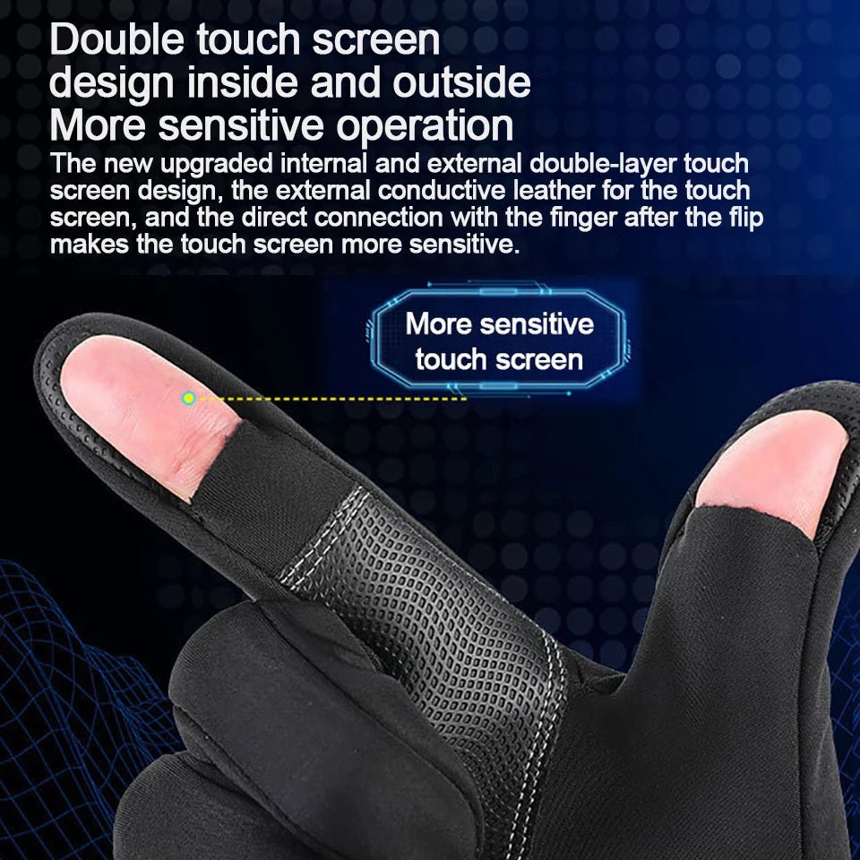 Gants d'hiver imperméables écran tactile – Ski, Vélo & Snowboard | GTUBIKE - Smiles shop