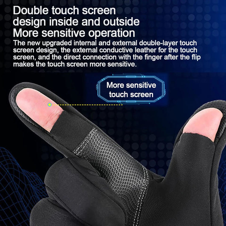 Gants d'hiver imperméables écran tactile – Ski, Vélo & Snowboard | GTUBIKE - Smiles shop