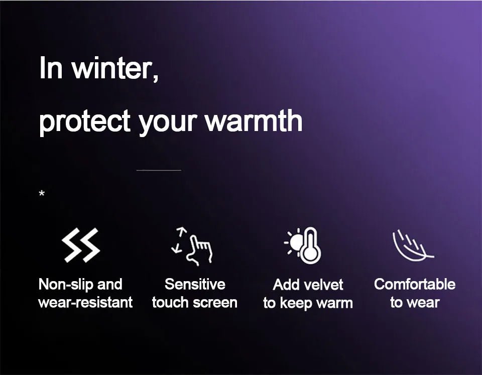 Gants d'hiver imperméables écran tactile – Ski, Vélo & Snowboard | GTUBIKE - Smiles shop