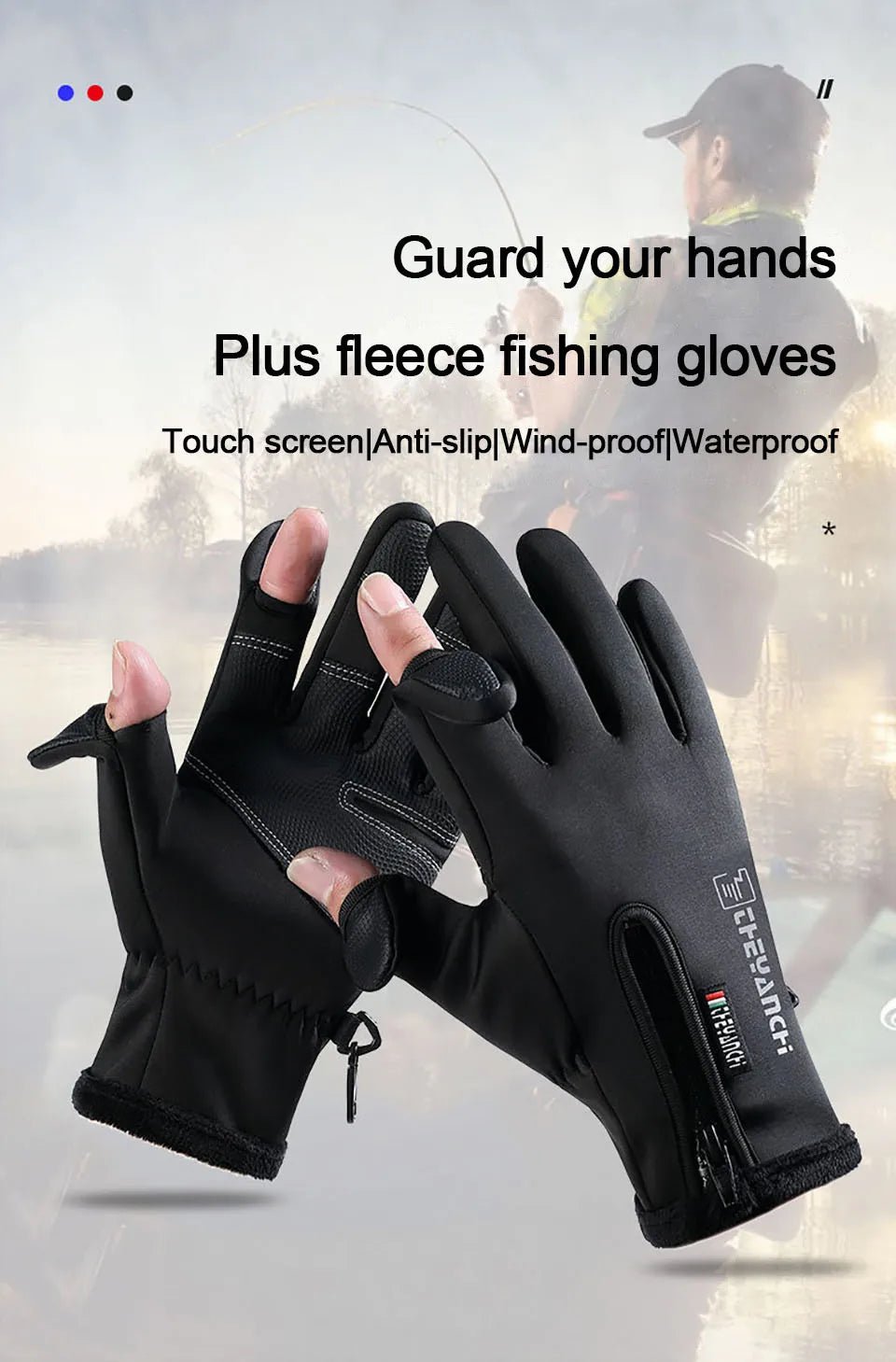 Gants d'hiver imperméables écran tactile – Ski, Vélo & Snowboard | GTUBIKE - Smiles shop