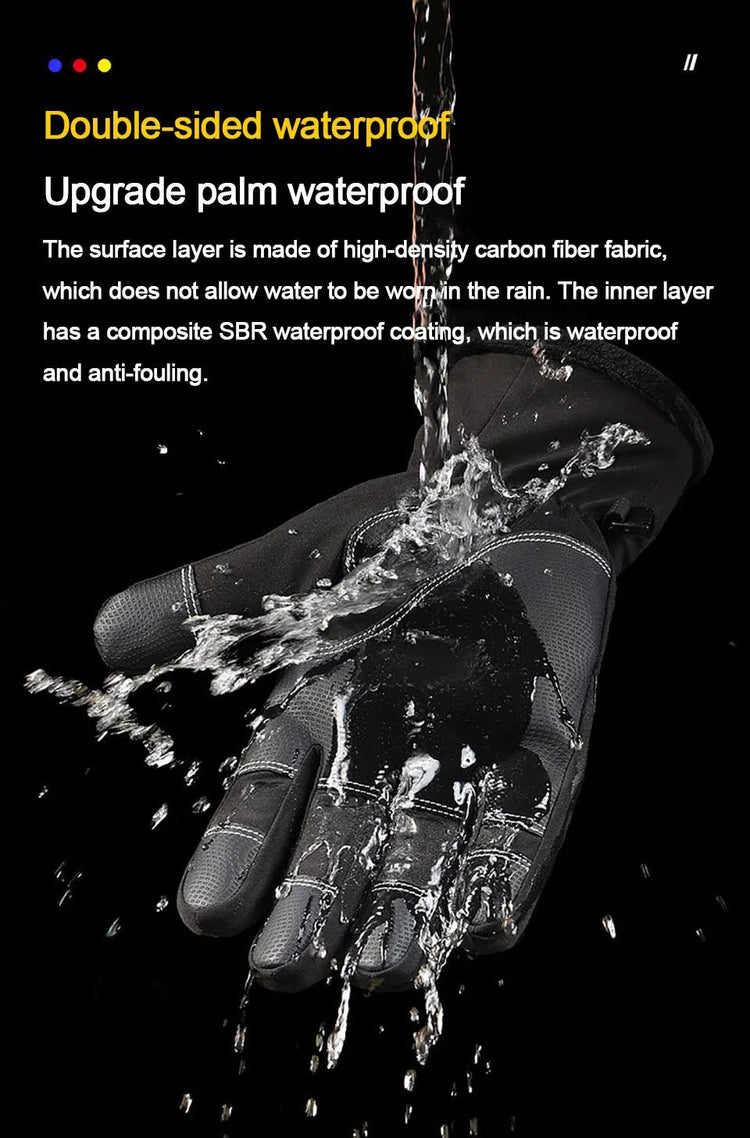 Gants d'hiver imperméables écran tactile – Ski, Vélo & Snowboard | GTUBIKE - Smiles shop