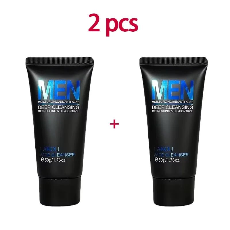 Gel nettoyant visage homme Laikou — Contrôle du sébum & hydratation, 50g - Smiles shop