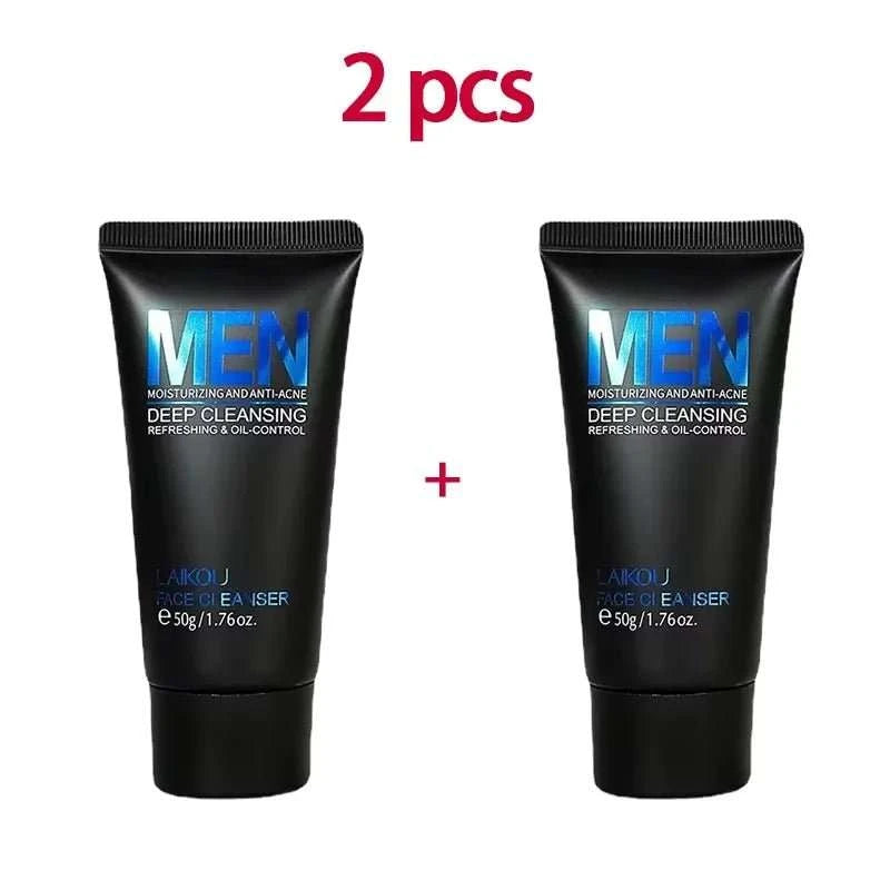 Gel nettoyant visage homme Laikou — Contrôle du sébum & hydratation, 50g - Smiles shop