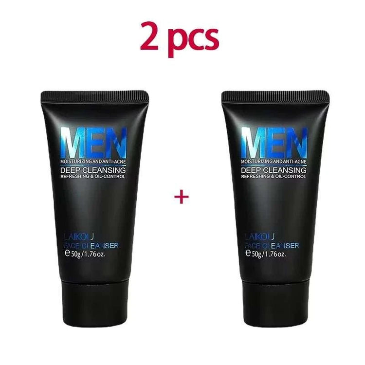Gel nettoyant visage homme Laikou — Contrôle du sébum & hydratation, 50g - Smiles shop