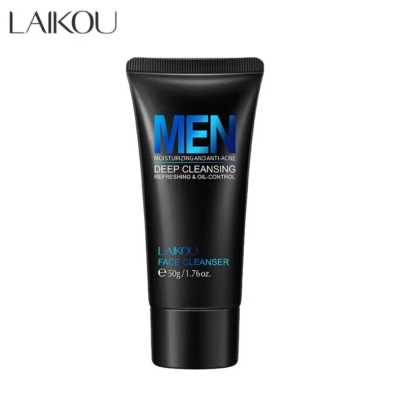 Gel nettoyant visage homme Laikou — Contrôle du sébum & hydratation, 50g - Smiles shop