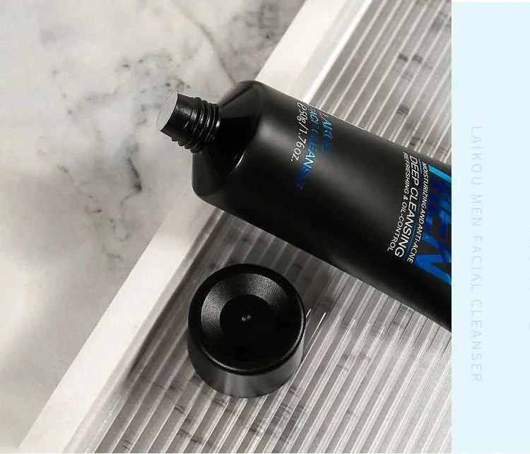 Gel nettoyant visage homme Laikou — Contrôle du sébum & hydratation, 50g - Smiles shop