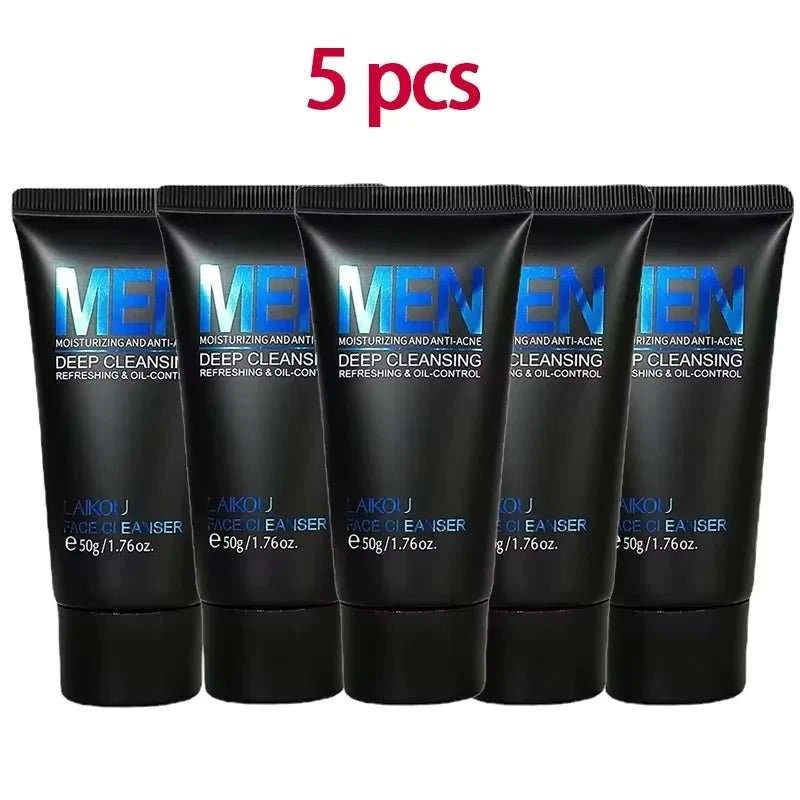 Gel nettoyant visage homme Laikou — Contrôle du sébum & hydratation, 50g - Smiles shop