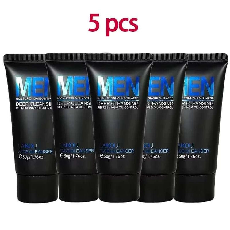Gel nettoyant visage homme Laikou — Contrôle du sébum & hydratation, 50g - Smiles shop