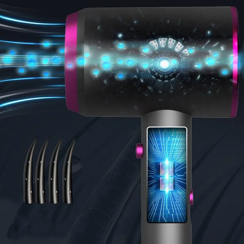 High-Speed Ionic Hair Dryer – Portable, Quiet & Fast Drying - Smiles shop