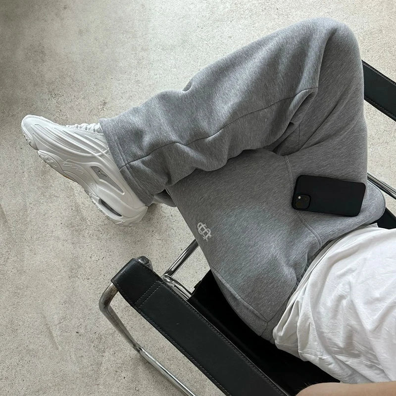 High Waist Y2K Sweatpants – Drawstring & Zipper Streetwear - Smiles shop