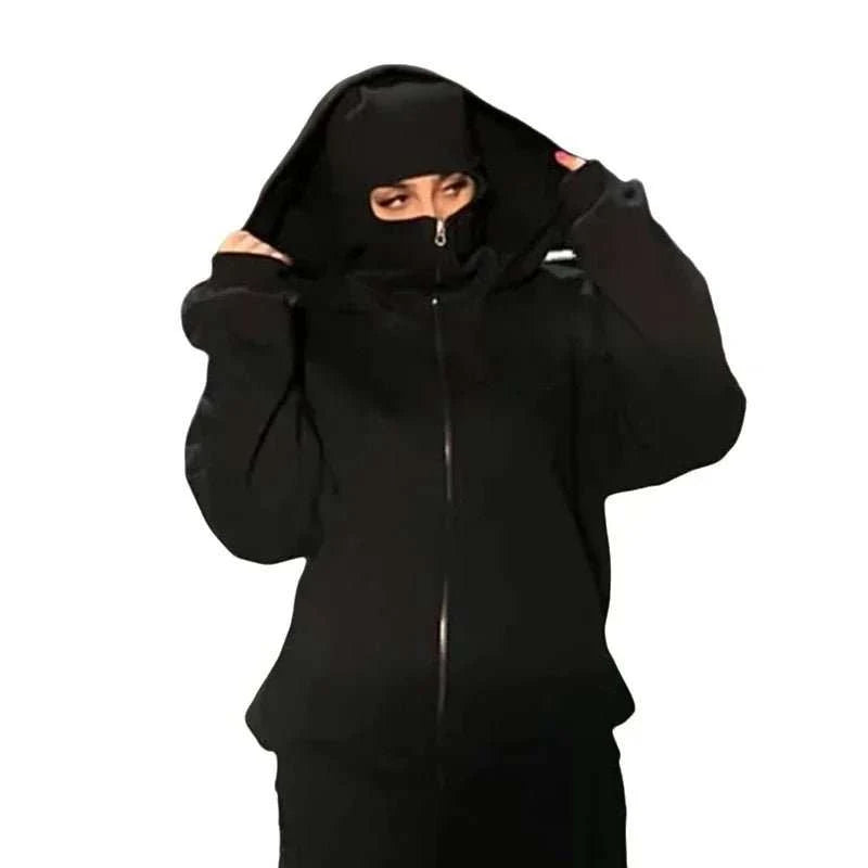 Hoodie Homme Cagoule Intégrée – Polaire, Zip Complet & Coupe-Vent Automne Hiver - Smiles shop