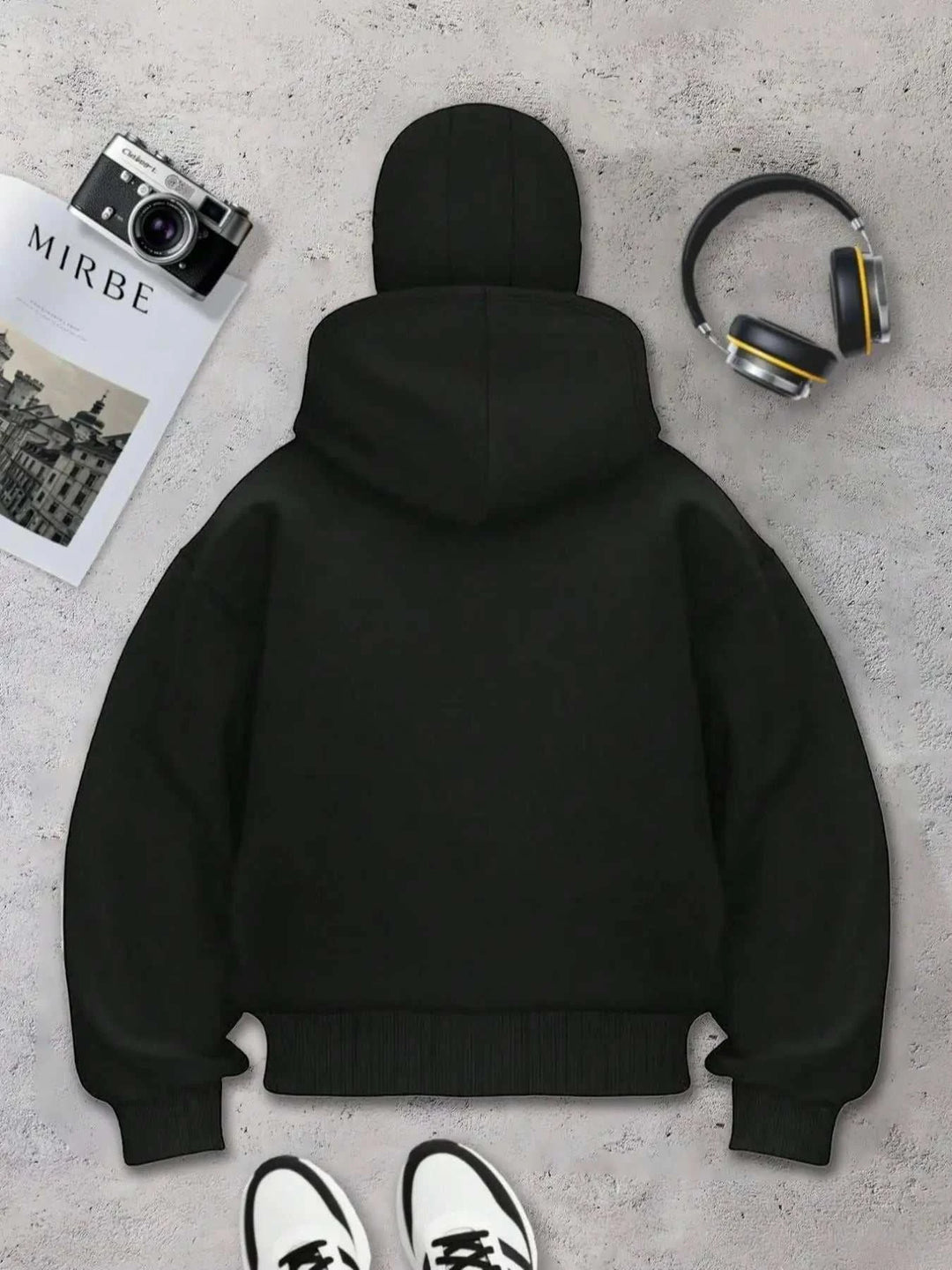 Hoodie Homme Cagoule Intégrée – Polaire, Zip Complet & Coupe-Vent Automne Hiver - Smiles shop