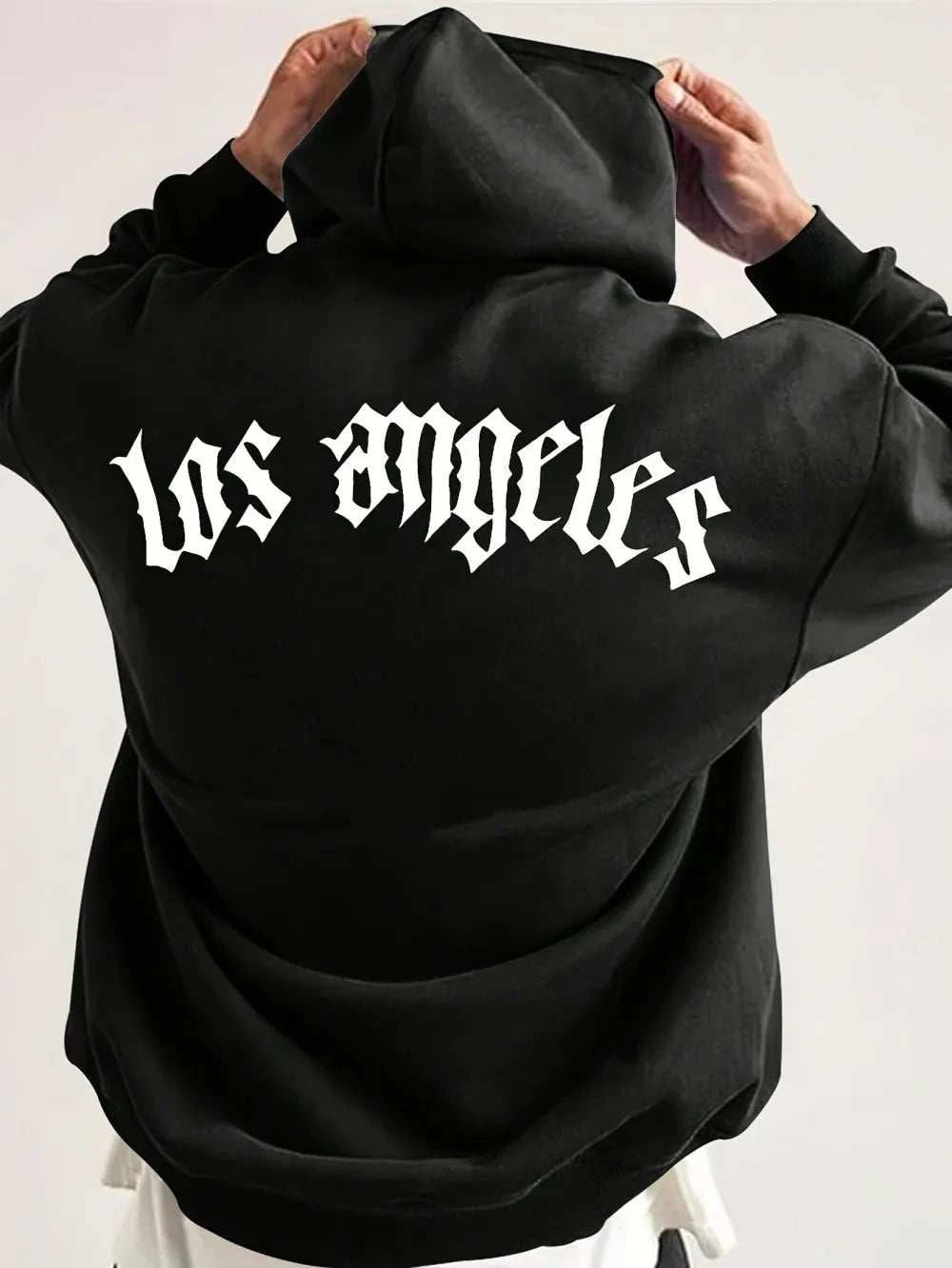 Hoodie Homme Gothique Imprimé – Heavyweight, Respirant & Street Style Automne - Smiles shop