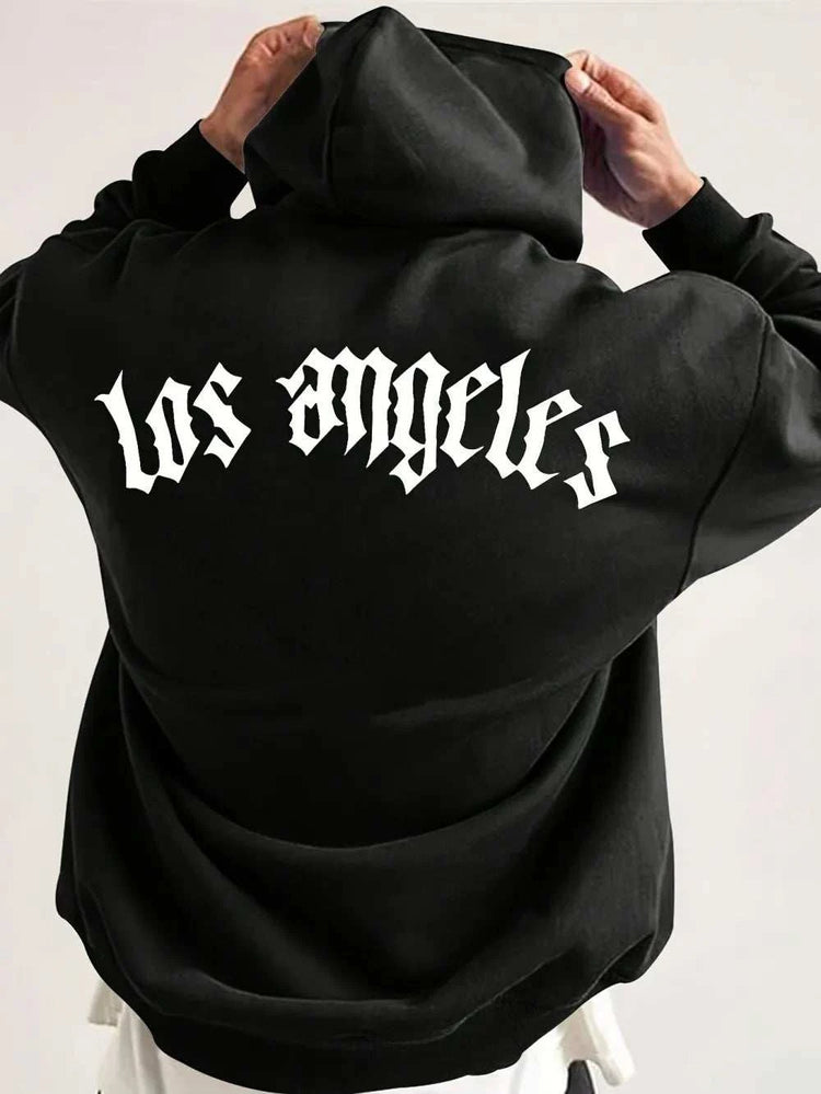 Hoodie Homme Gothique Imprimé – Heavyweight, Respirant & Street Style Automne - Smiles shop