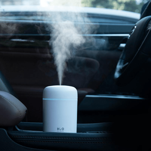 Humidificateur Diffuseur Huiles Essentielles USB 300ml – Veilleuse Colorée, Voiture & Maison - Smiles shop