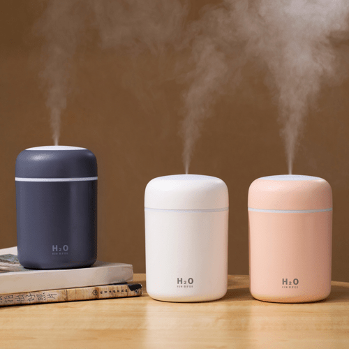 Humidificateur Diffuseur Huiles Essentielles USB 300ml – Veilleuse Colorée, Voiture & Maison - Smiles shop
