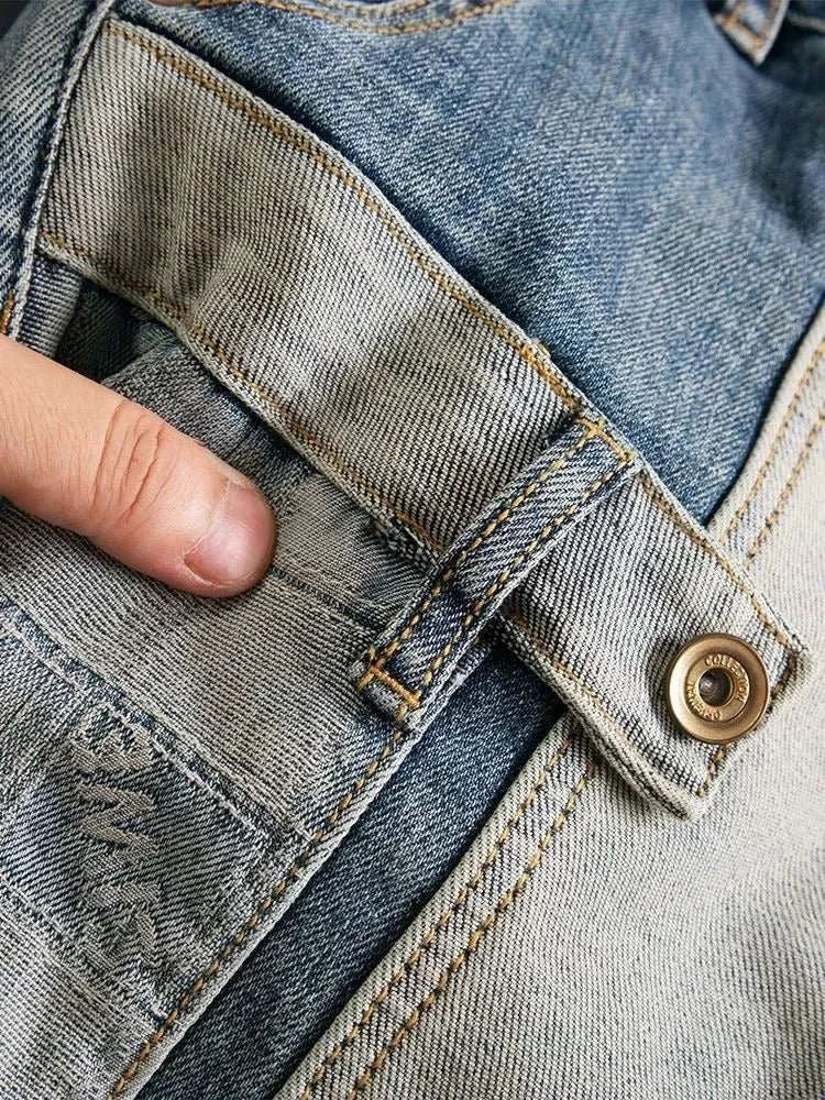Jean Droit Élastique Homme Style Américain Vintage – Confort 4 Saisons KOLMAKOV - Smiles shop