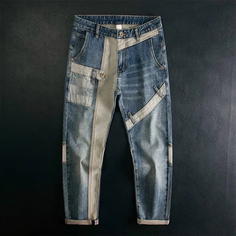Jean Droit Élastique Homme Style Américain Vintage – Confort 4 Saisons KOLMAKOV - Smiles shop
