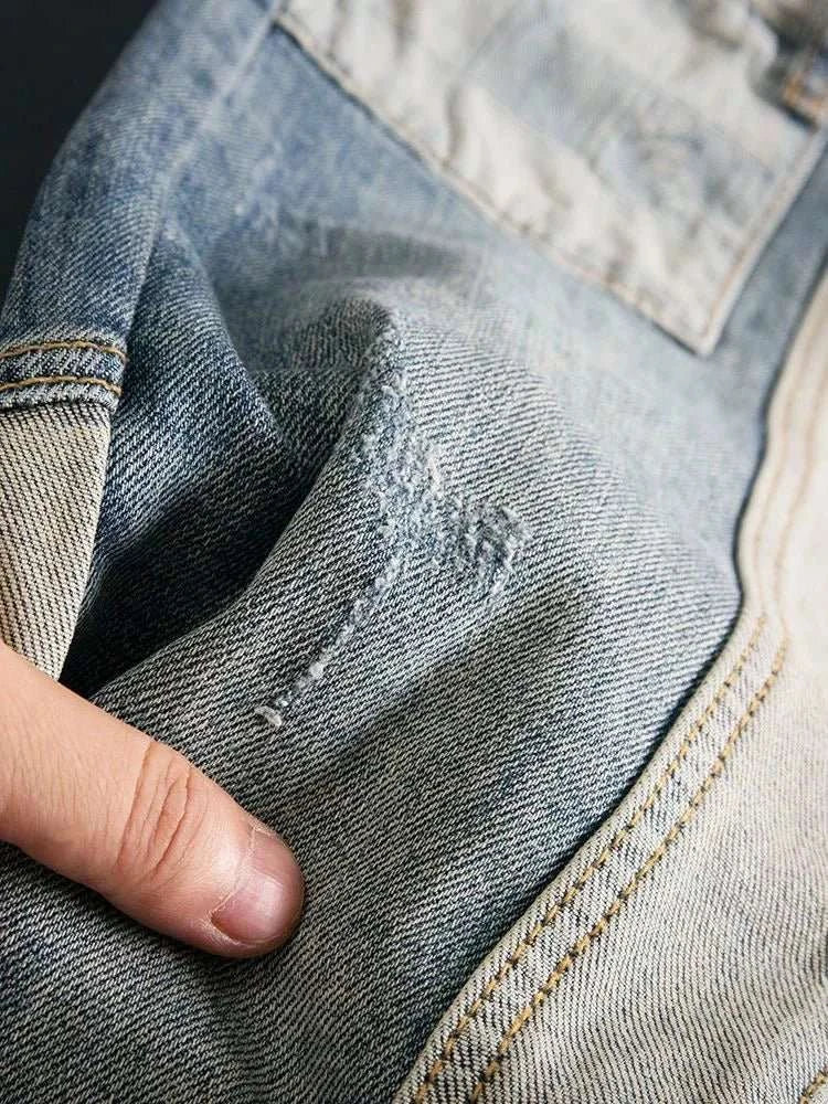 Jean Droit Élastique Homme Style Américain Vintage – Confort 4 Saisons KOLMAKOV - Smiles shop