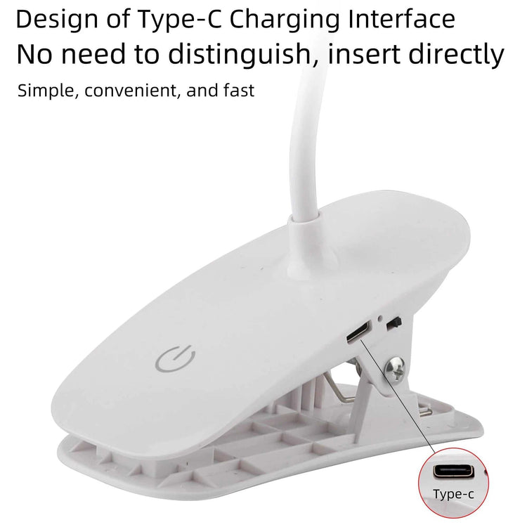 Lampe LED Bureau USB Pince – Anti-Scintillement, Variateur Tactile & Protection Yeux - Smiles shop