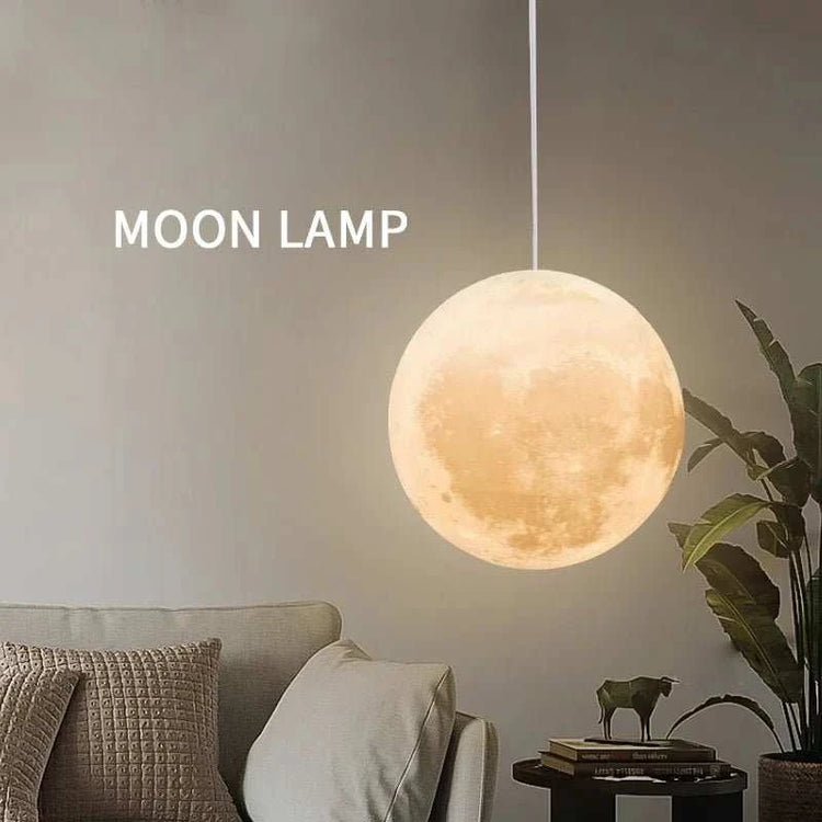 Lustre Lune 3D LED – Déco Plafond Magique - Smiles shop