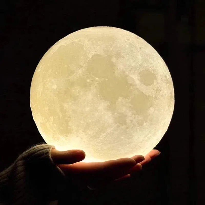 Lustre Lune 3D LED – Déco Plafond Magique - Smiles shop