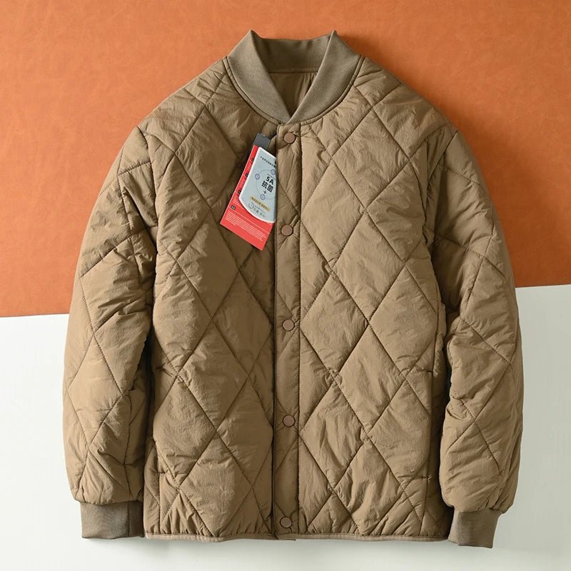 Manteau Matelassé Unisexe Col Pompons – Léger, Chaud & Coupe-Vent - Smiles shop