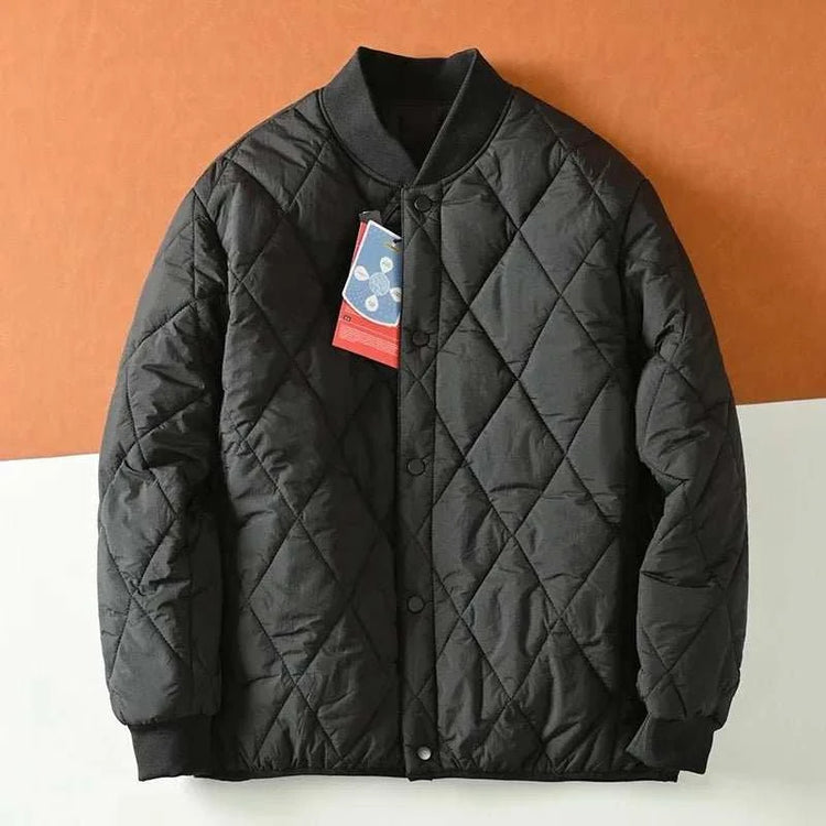 Manteau Matelassé Unisexe Col Pompons – Léger, Chaud & Coupe-Vent - Smiles shop
