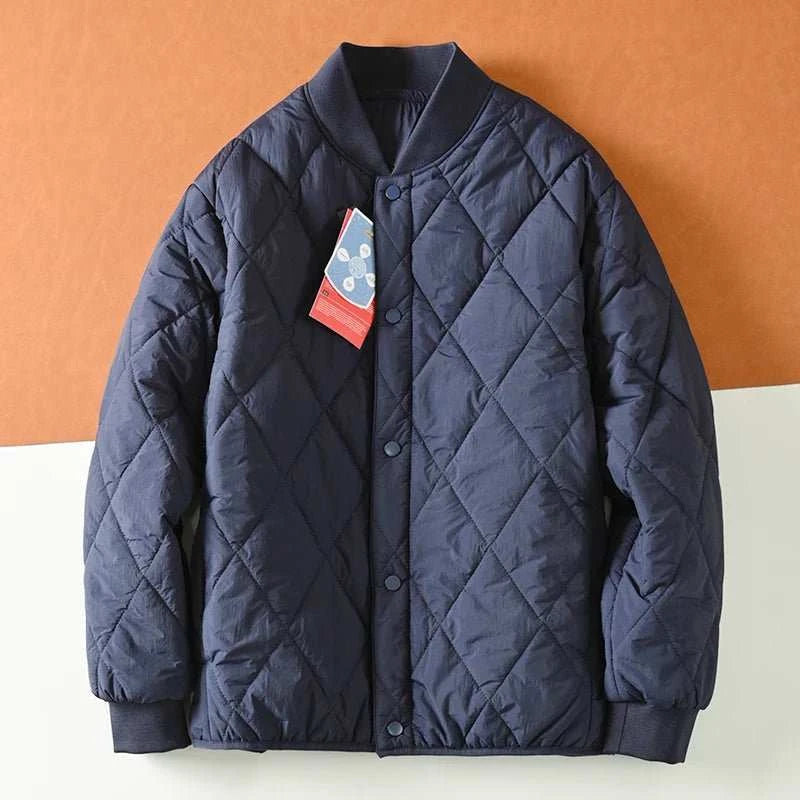 Manteau Matelassé Unisexe Col Pompons – Léger, Chaud & Coupe-Vent - Smiles shop