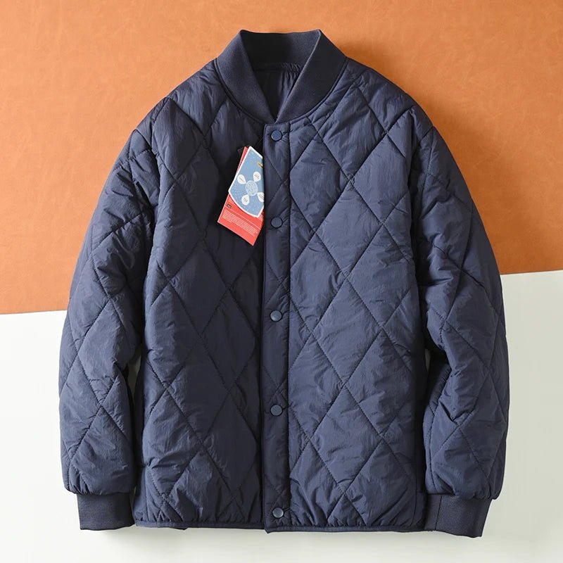 Manteau Matelassé Unisexe Col Pompons – Léger, Chaud & Coupe-Vent - Smiles shop