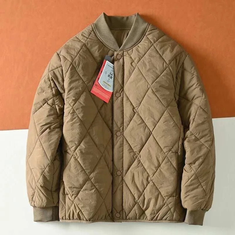 Manteau Matelassé Unisexe Col Pompons – Léger, Chaud & Coupe-Vent - Smiles shop