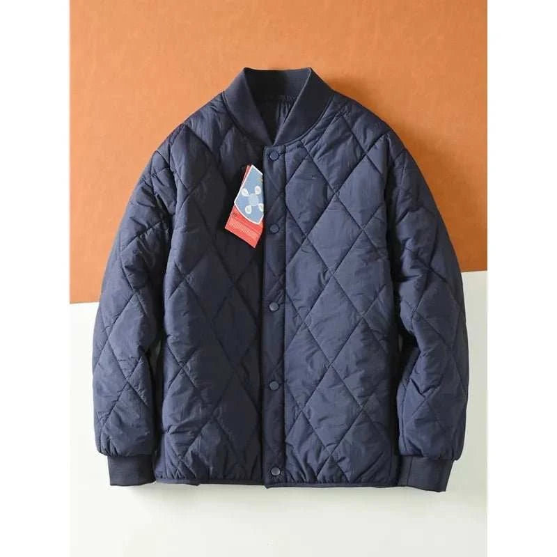Manteau Matelassé Unisexe Col Pompons – Léger, Chaud & Coupe-Vent - Smiles shop