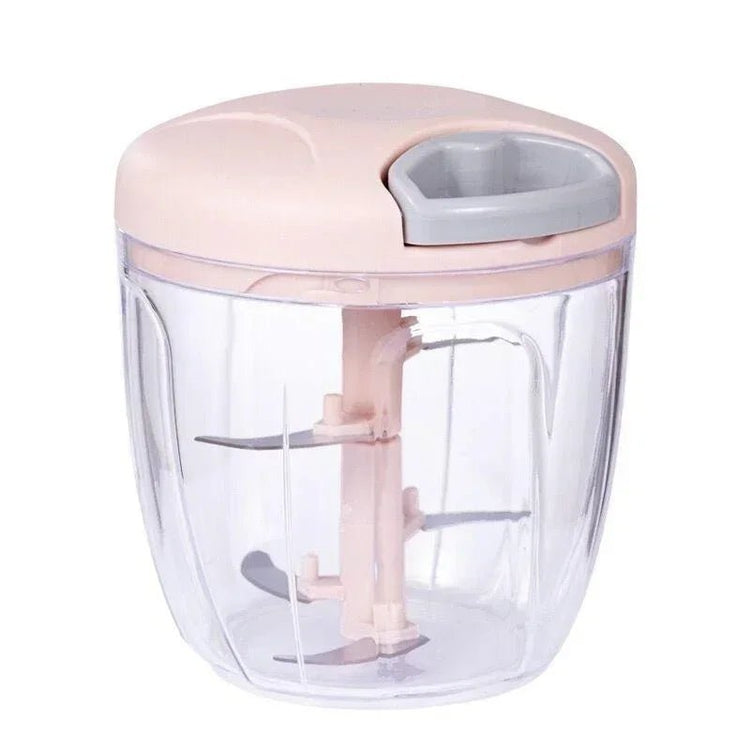 Manual Vegetable Chopper & Meat Mincer – Garlic Press | 500ml & 900ml - Smiles shop
