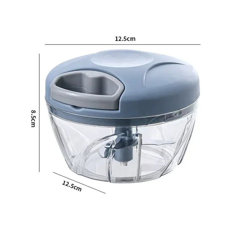 Manual Vegetable Chopper & Meat Mincer – Garlic Press | 500ml & 900ml - Smiles shop