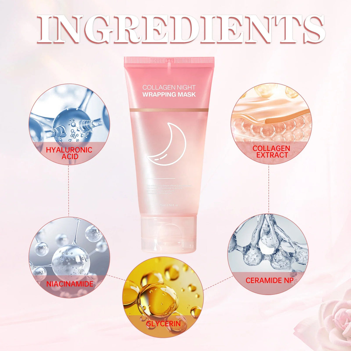 Masque Visage Collagène Peel-Off – Hydratation & Fermeté Peau - Smiles shop