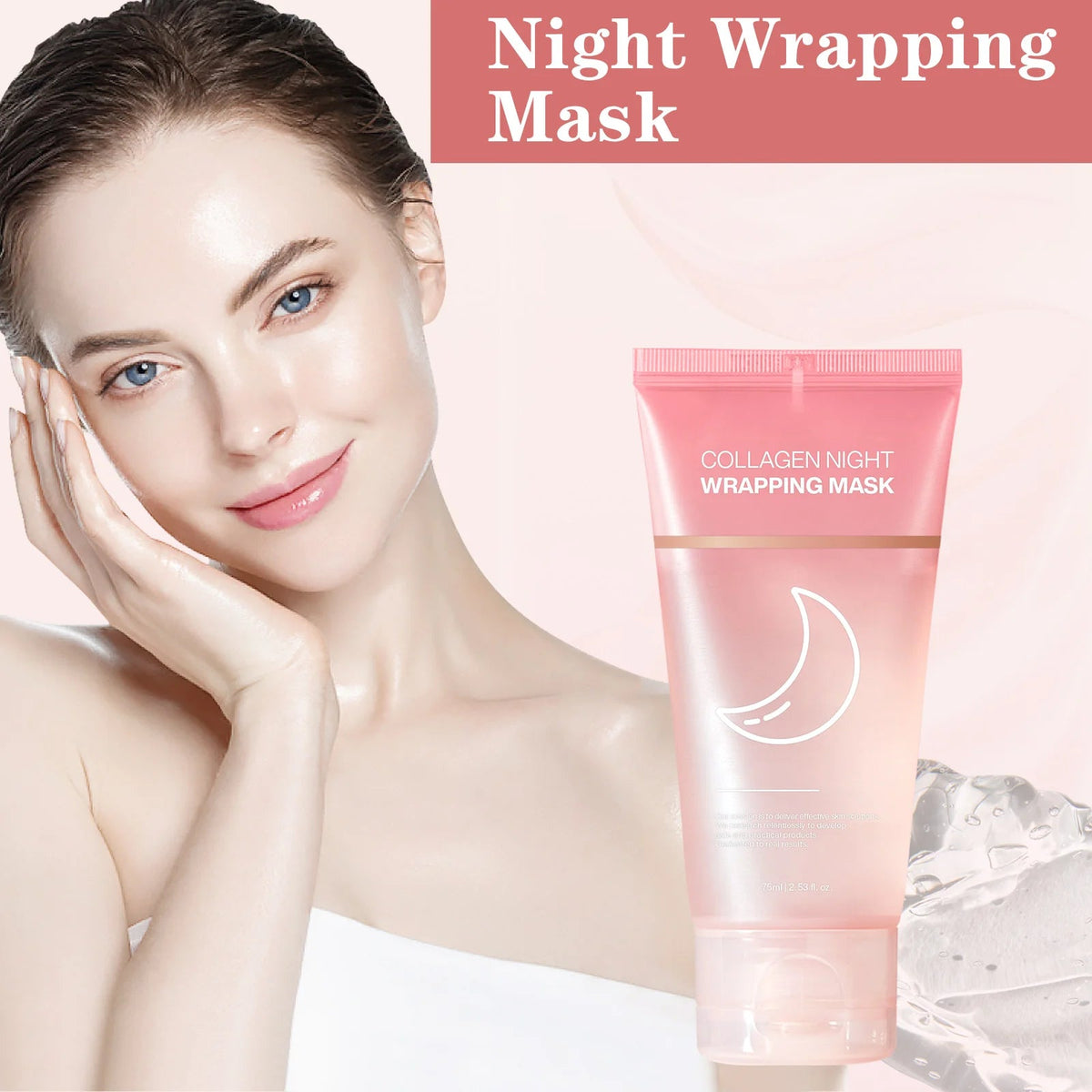 Masque Visage Collagène Peel-Off – Hydratation & Fermeté Peau - Smiles shop