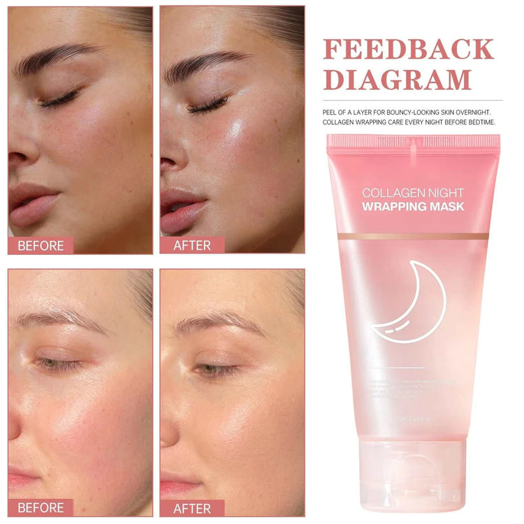 Masque Visage Collagène Peel-Off – Hydratation & Fermeté Peau - Smiles shop