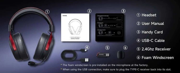 MCHOSE V9 Pro Gaming Headset - Smiles shop