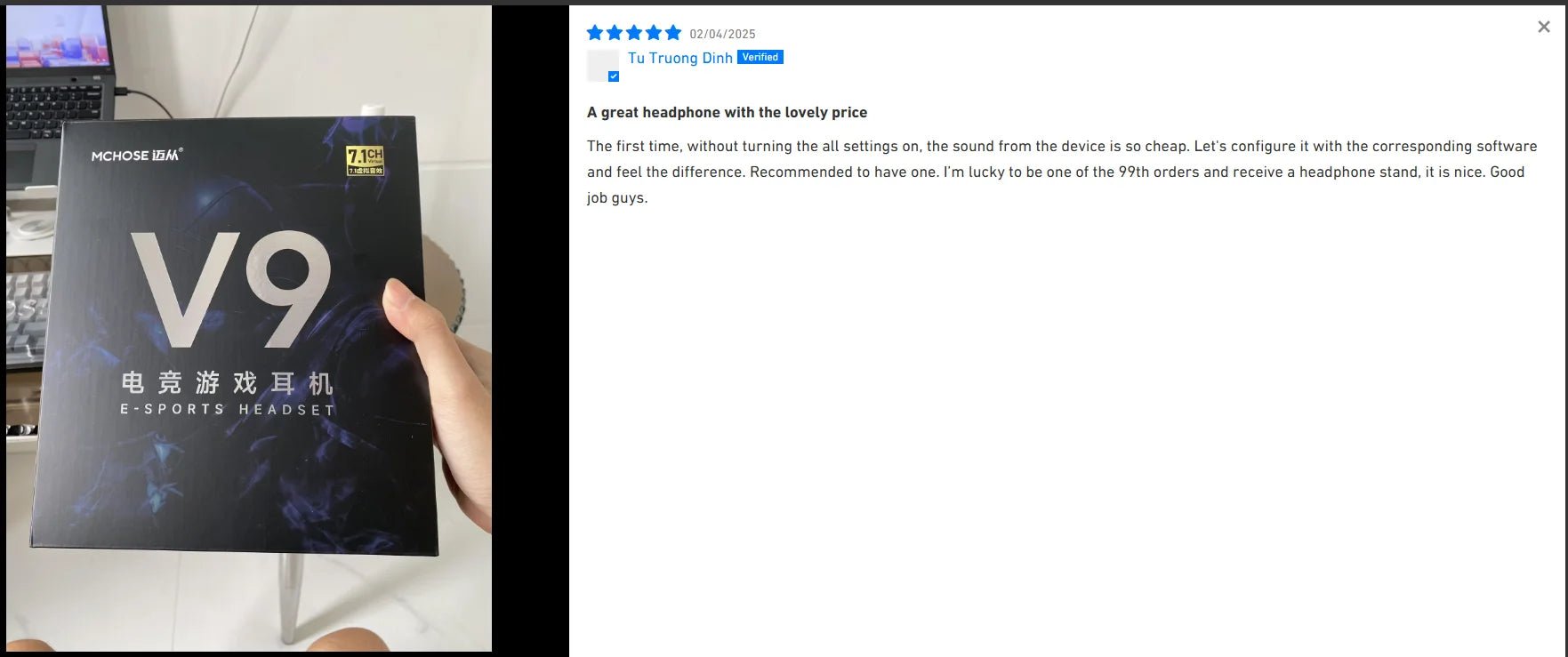 MCHOSE V9 Pro Gaming Headset - Smiles shop
