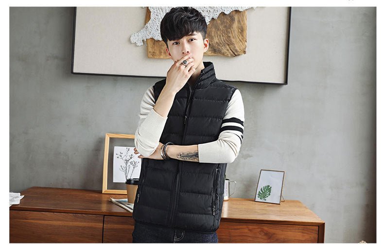 Men's Windproof Puffer Jacket – Thick Warm Cotton Winter Coat - Smiles shop