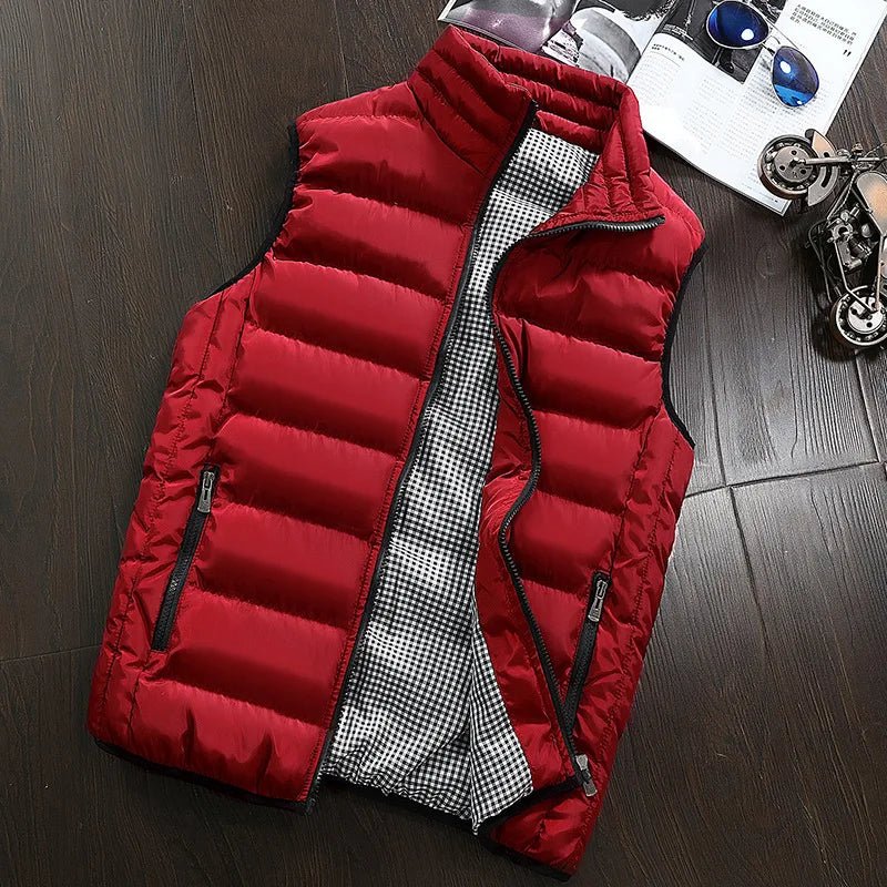 Men's Windproof Puffer Jacket – Thick Warm Cotton Winter Coat - Smiles shop