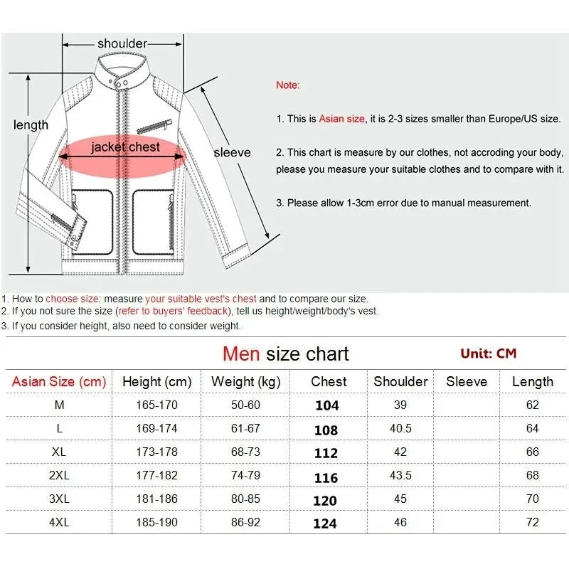 Men's Windproof Puffer Jacket – Thick Warm Cotton Winter Coat - Smiles shop