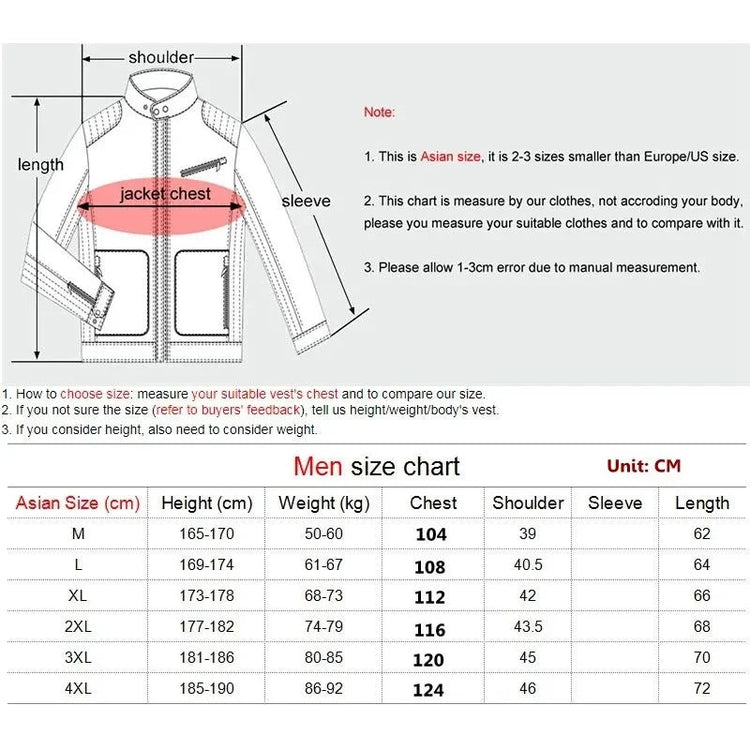 Men's Windproof Puffer Jacket – Thick Warm Cotton Winter Coat - Smiles shop